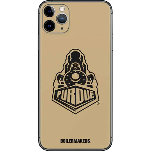 Purdue University Purdue Gold Signature Logo iPhone 11 Pro Max Skin