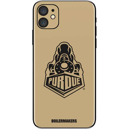 Purdue University Purdue Gold Signature Logo iPhone 11 Skin