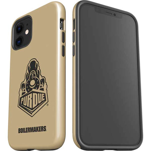 Purdue University Purdue Gold Signature Logo iPhone 12 Impact Case