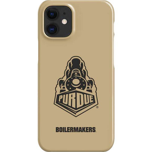 Purdue University Purdue Gold Signature Logo iPhone 12 Mini Lite Case