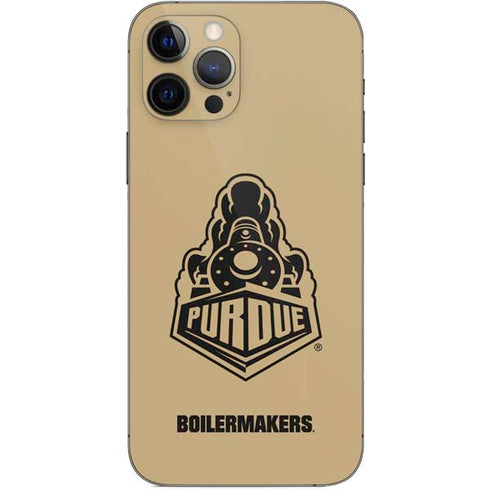 Purdue University Purdue Gold Signature Logo iPhone 12 Pro Skin