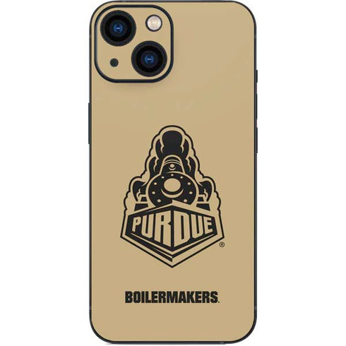 Purdue University Purdue Gold Signature Logo iPhone 13 Mini Skin