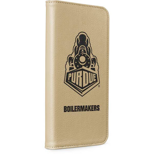 Purdue University Purdue Gold Signature Logo iPhone 13 Pro Folio Case