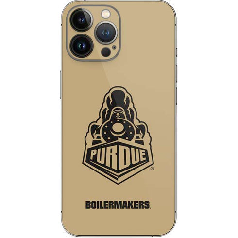 Purdue University Purdue Gold Signature Logo iPhone 13 Pro Max Skin