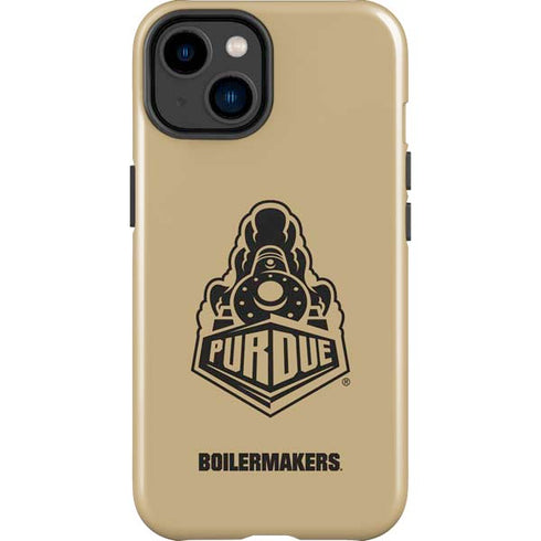 Purdue University Purdue Gold Signature Logo iPhone 15 Plus Impact Case