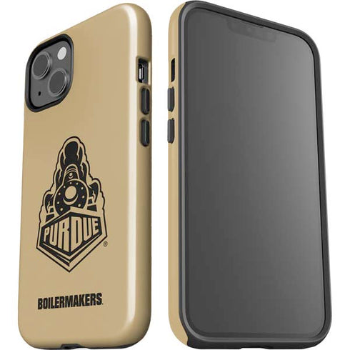 Purdue University Purdue Gold Signature Logo iPhone 15 Impact Case