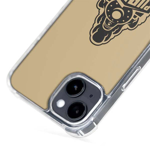 Purdue University Purdue Gold Signature Logo iPhone 15 Plus MagSafe Case