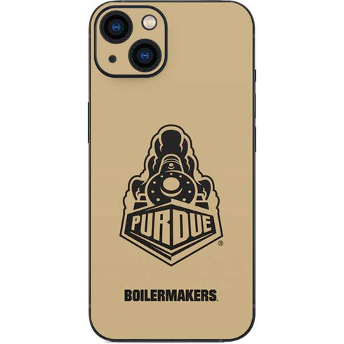 Purdue University Purdue Gold Signature Logo iPhone 14 Plus Skin