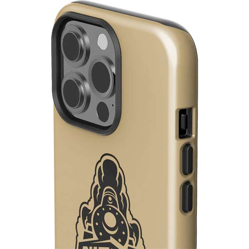 Purdue University Purdue Gold Signature Logo iPhone 15 Pro Impact Case