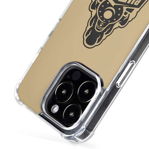 Purdue University Purdue Gold Signature Logo iPhone 15 Pro MagSafe Case