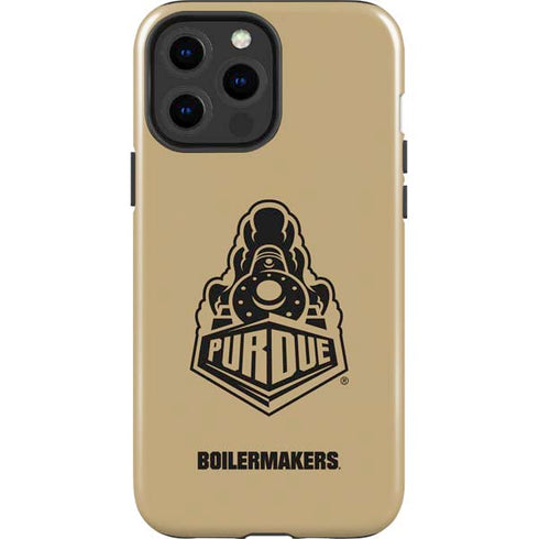 Purdue University Purdue Gold Signature Logo iPhone 15 Pro Max Impact Case