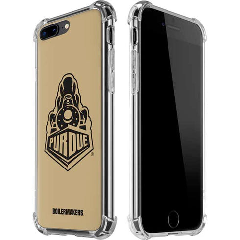 Purdue University Purdue Gold Signature Logo iPhone 7/8 Plus Clear Case