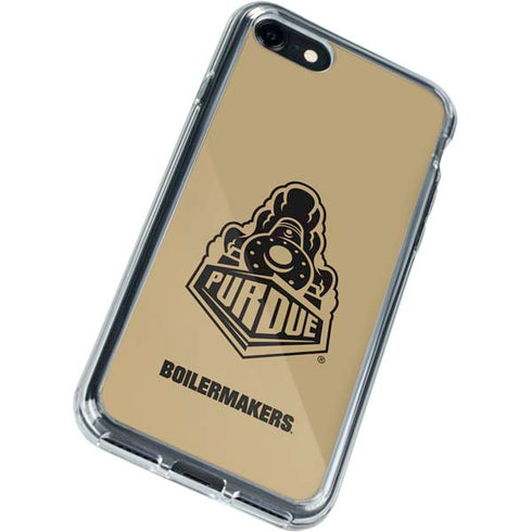 Purdue University Purdue Gold Signature Logo iPhone SE (2nd & 3rd Gen) Clear Case