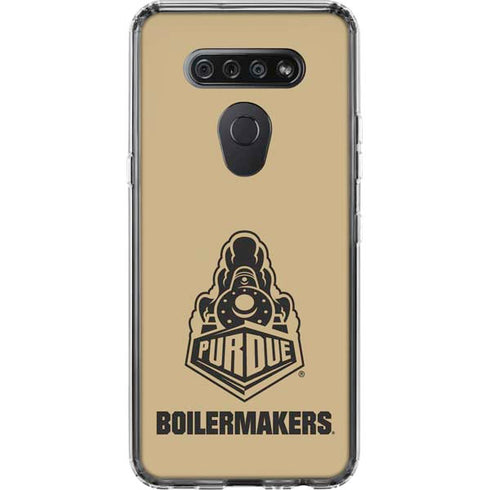Purdue University Purdue Gold Signature Logo LG K51/Q51 Clear Case