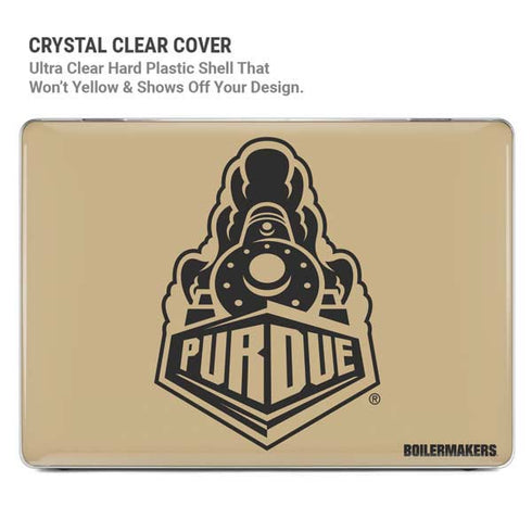 Purdue Gold Signature Logo MacBook Pro 16in (2021-25) Case plus Skin