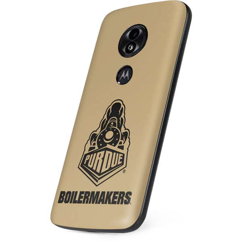 Purdue University Purdue Gold Signature Logo Moto E5 Play Skin