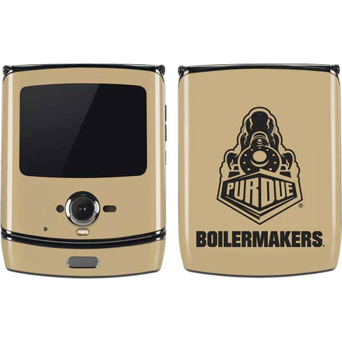 Purdue University Purdue Gold Signature Logo Motorola RAZR Skin
