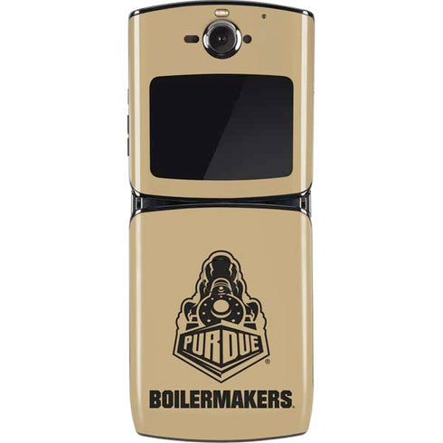 Purdue University Purdue Gold Signature Logo Motorola RAZR Skin