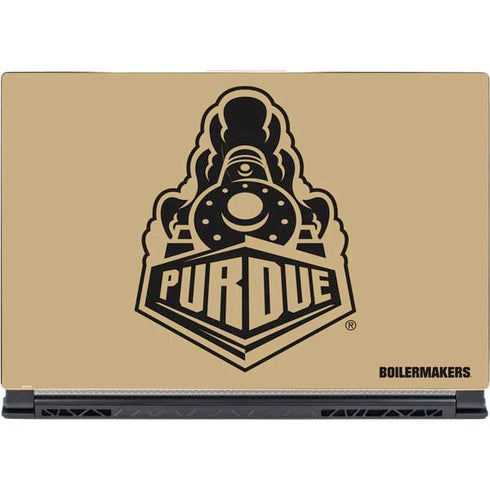 Purdue University Purdue Gold Signature Logo MSI GS65 Stealth Laptop Skin