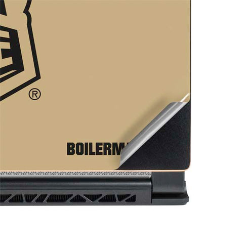 Purdue University Purdue Gold Signature Logo MSI GS65 Stealth Laptop Skin