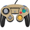 Purdue University Purdue Gold Signature Logo Nintendo GameCube Controller Skin