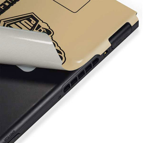 Purdue University Purdue Gold Signature Logo Nintendo Switch Bundle Skin