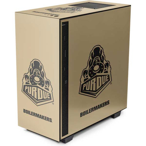 Purdue University Purdue Gold Signature Logo NZXT H510 Compact ATX Mid-Tower Case Skin