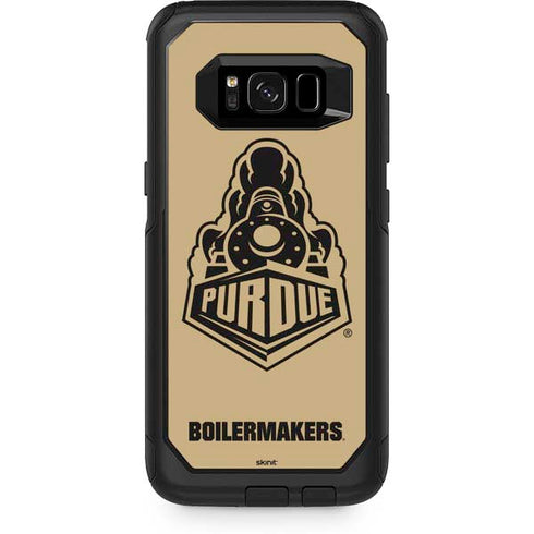 Purdue University Purdue Gold Signature Logo Otterbox Commuter Galaxy Skin