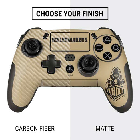 Purdue University Purdue Gold Signature Logo PlayStation Scuf Vantage 2 Controller Skin