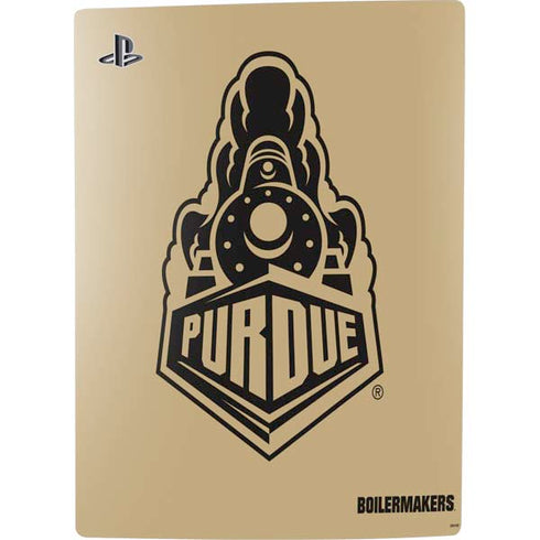 Purdue University Purdue Gold Signature Logo PS5 Console Skin