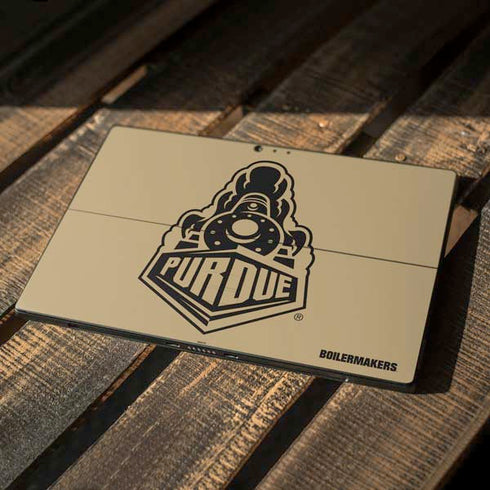 Purdue University Purdue Gold Signature Logo Surface Pro 6 Skin