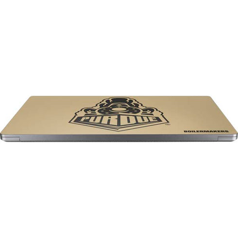 Purdue University Purdue Gold Signature Logo Universal Laptop 12in (9.8 x 6.8in) Skin