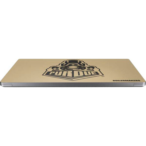 Purdue University Purdue Gold Signature Logo Universal Laptop 17in (13.8 x 10in) Skin