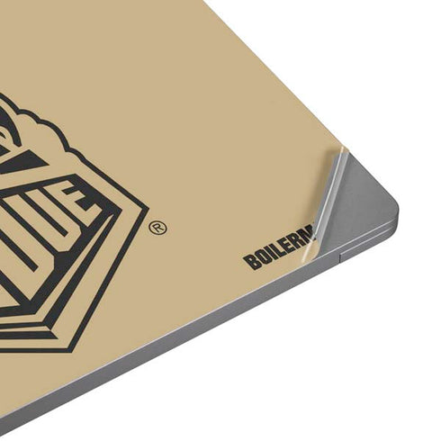 Purdue University Purdue Gold Signature Logo Universal Laptop 17in (13.8 x 10in) Skin