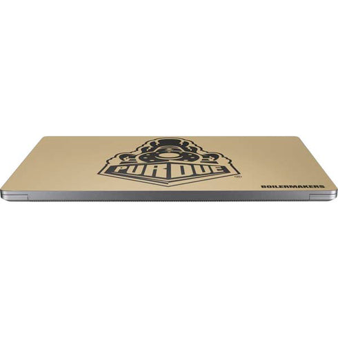 Purdue University Purdue Gold Signature Logo Universal Laptop 18in (14.6 x 10.6in) Skin