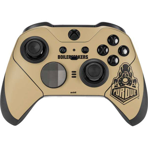 Purdue University Purdue Gold Signature Logo Xbox Elite Wireless Controller Series 2 Skin