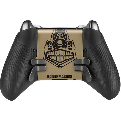 Purdue University Purdue Gold Signature Logo Xbox Elite Wireless Controller Series 2 Skin