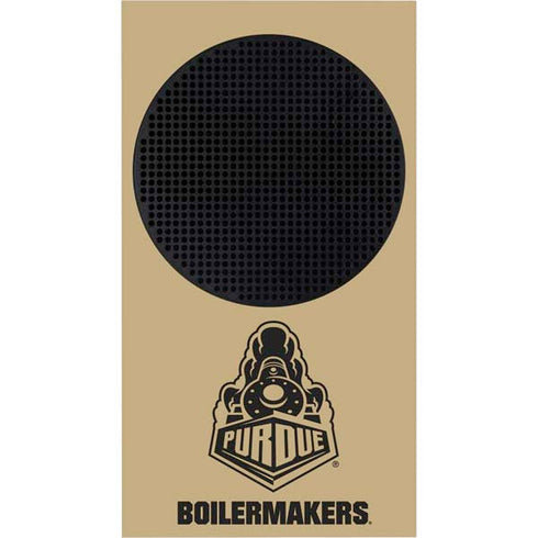 Purdue University Purdue Gold Signature Logo Xbox Series S Bundle Skin
