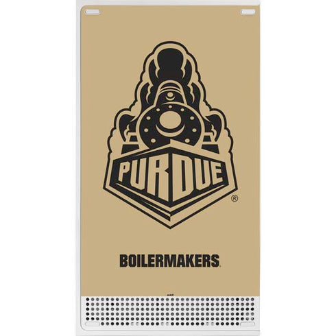 Purdue University Purdue Gold Signature Logo Xbox Series S Bundle Skin