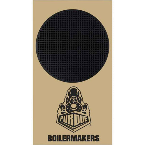 Purdue University Purdue Gold Signature Logo Xbox Series S Console Skin
