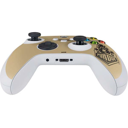 Purdue University Purdue Gold Signature Logo Xbox Series S Controller Skin