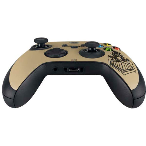 Purdue University Purdue Gold Signature Logo Xbox Series X Controller Skin