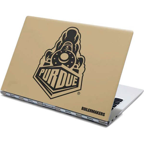 Purdue University Purdue Gold Signature Logo Yoga 910 2-in-1 14in Touch-Screen Skin