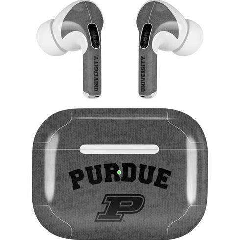 Purdue University Purdue Grey Logo AirPods Pro 2nd Gen Skin