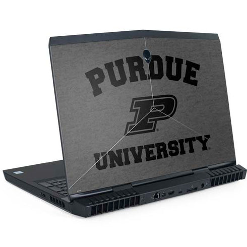 Purdue University Purdue Grey Logo Dell Alienware Skin