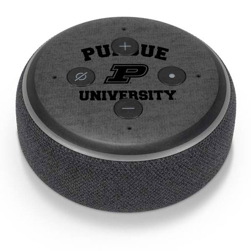 Purdue University Purdue Grey Logo Amazon Echo Dot Skin