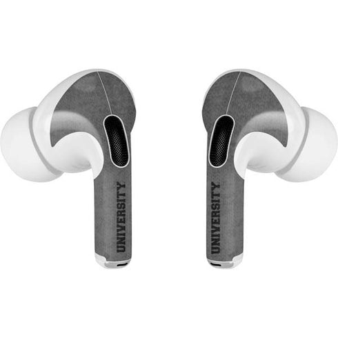 Purdue University Purdue Grey Logo Apple AirPods Pro Skin