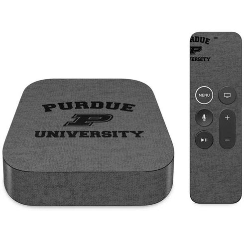 Purdue University Purdue Grey Logo Apple TV Skin