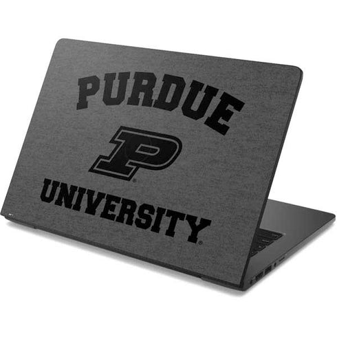 Purdue University Purdue Grey Logo Dell Chromebook Skin