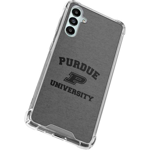 Purdue University Purdue Grey Logo Galaxy A14 5G Clear Case